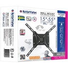 Кронштейн для телевизора Kromax OPTIMA-402 черный 15"-55" макс.25кг настенный поворот и нак 102951 - фото 51516937 Кронштейн для телевизора Kromax OPTIMA-402 черный 15"-55" макс.25кг настенный поворот и нак 102951 - фото 51516937