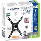 Кронштейн для телевизора Kromax VEGA-8 черный 15"-42" макс.15кг настенный наклон - Фото 4