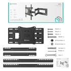 Кронштейн для телевизора Onkron M7L черный 40"-75" макс.68.2кг настенный поворот и наклон - Фото 2