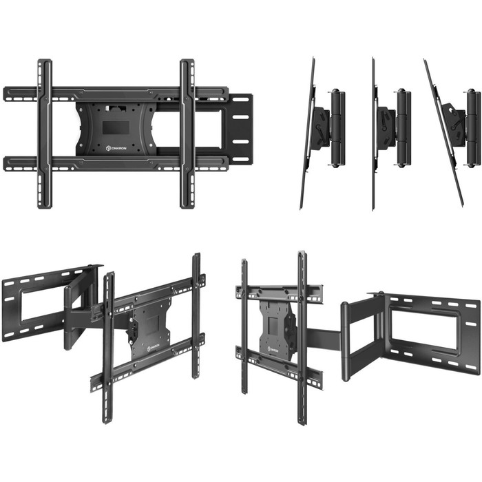 Кронштейн для телевизора Onkron M7L черный 40"-75" макс.68.2кг настенный поворот и наклон - фото 51517026