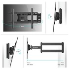 Кронштейн для телевизора Onkron M7L черный 40"-75" макс.68.2кг настенный поворот и наклон - фото 51517027 Кронштейн для телевизора Onkron M7L черный 40"-75" макс.68.2кг настенный поворот и наклон - фото 51517027