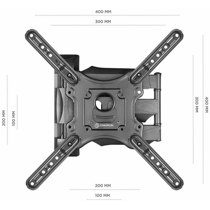 Кронштейн для телевизора Onkron NP40 черный 32"-65" макс.35кг настенный поворот и наклон - фото 51517044