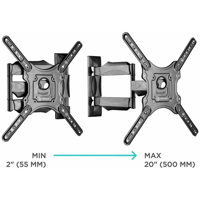 Кронштейн для телевизора Onkron NP40 черный 32"-65" макс.35кг настенный поворот и наклон - фото 51517046