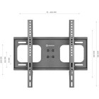 Кронштейн для телевизора Onkron PT1 черный 26"-55" макс.30кг настольный фиксированный - фото 51517061 Кронштейн для телевизора Onkron PT1 черный 26"-55" макс.30кг настольный фиксированный - фото 51517061