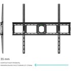 Кронштейн для телевизора Onkron UF4 черный 55"-100" макс.75кг настенный фиксированный - Фото 3