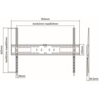 Кронштейн для телевизора Ultramounts UM815F черный 60"-100" макс.75кг настенный фиксированн 102952 - фото 51517096 Кронштейн для телевизора Ultramounts UM815F черный 60"-100" макс.75кг настенный фиксированн 102952 - фото 51517096