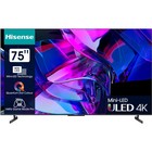 Телевизор LED Hisense 75" 75U7KQ темно-серый 4K Ultra HD 120Hz DVB-T DVB-T2 DVB-C DVB-S DVB   102953 10295367 - фото 4141682