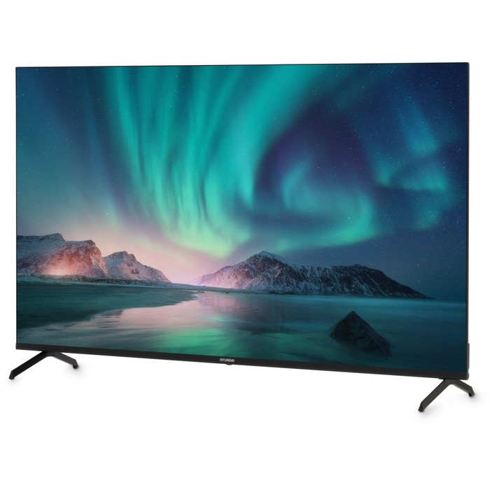 Телевизор LED Hyundai 50" H-LED50BU7006 Android TV Frameless Metal черный 4K Ultra HD 60Hz   1029538 - фото 51517309