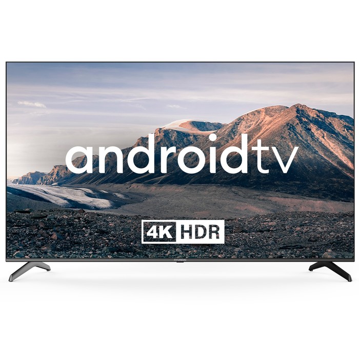 Телевизор LED Hyundai 75" H-LED75BU7006 Android TV Frameless черный 4K Ultra HD 60Hz DVB-T - Фото 1