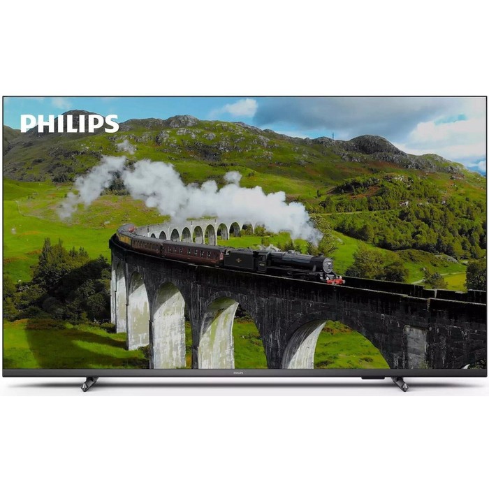 Телевизор LED Philips 55" 55PUS7608/60 антрацитовый 4K Ultra HD 60Hz DVB-T DVB-T2 DVB-C DVB   102954 - Фото 1