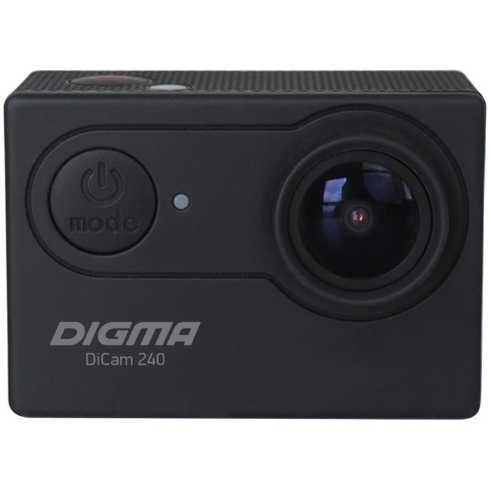 Экшн-камера Digma DiCam 240 черный - Фото 1