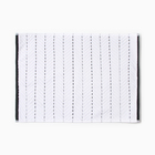 Коврик махровый «Этель» Lines, 50×70 см, хлопок 100%, белая - Фото 2