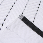 Коврик махровый Этель Lines, цв. белый, 50х70 см, 100% хлопок, 750 г/м2 - фото 11123209