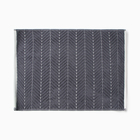 Коврик махровый «Этель» Lines, 50×70 см, хлопок 100%, тёмно-серый - Фото 2