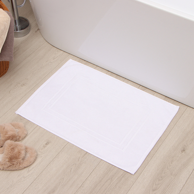 Коврик махровый «Этель» Classic, 50×70 см, хлопок 100%, белый