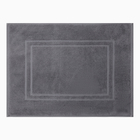 Коврик махровый Этель Classic, цв. тёмно-серый, 50х70 см, 100% хлопок, 730 г/м2 - фото 320991263