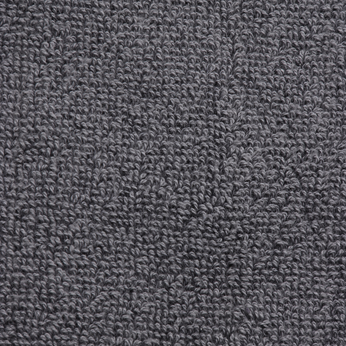 Коврик махровый Этель Classic, цв. тёмно-серый, 50х70 см, 100% хлопок, 730 г/м2