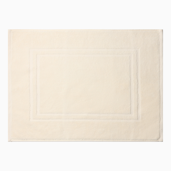 Коврик махровый «Этель» Classic, 50×70 см, хлопок 100%, молочный - Фото 1