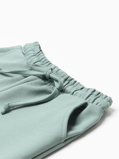Костюм (свитшот и брюки) детский MINAKU: Casual Collection, цвет оливы, рост 158 см