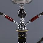 Кальян в сборе для курения комплект «Корай», 33 см, 2 трубки, черный - Фото 3