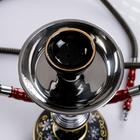 Кальян в сборе для курения комплект «Корай», 33 см, 2 трубки, черный - Фото 4