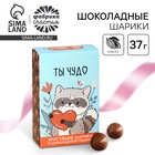 Шоколадные шарики «Ты чудо», 37 г - Фото 1