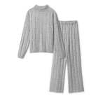 Костюм женский (джемпер+брюки) MINAKU: Knitwear collection цвет светло-серый, р-р 42-44 - Фото 6