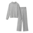 Костюм женский (джемпер, брюки) MINAKU: Knitwear Collection, размер 46-48, светло-серый - Фото 6