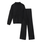 Костюм женский (джемпер+брюки) MINAKU:Knitwear collection цвет черный, р-р 42-44 - Фото 7
