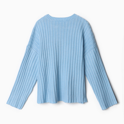 Джемпер женский вязаный MINAKU: Knitwear collection, голубой, размер 42-44