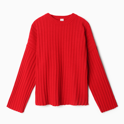 Джемпер женский вязаный MINAKU: Knitwear collection, красный, размер 46-48