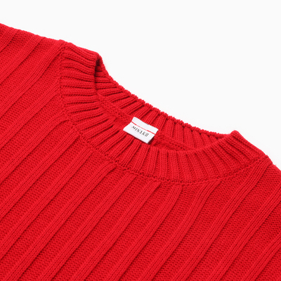 Джемпер женский вязаный MINAKU:Knitwear collection, красный, размер 54-56