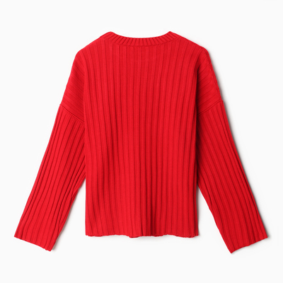 Джемпер женский вязаный MINAKU:Knitwear collection, красный, размер 54-56