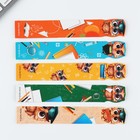 Набор фигурных картонных закладок на выпускной «Успехов в учёбе! Выпускник!» 5 шт - фото 23566409