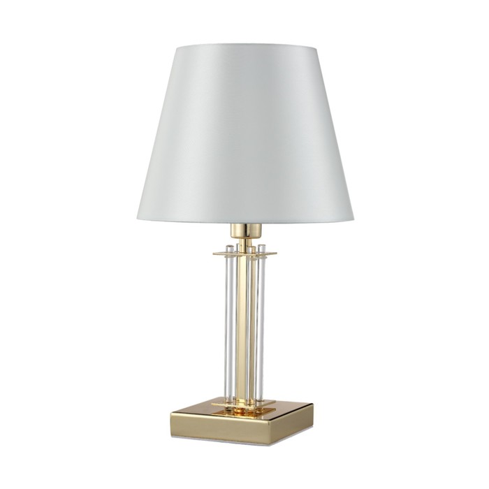 Настольная лампа Crystal Lux, Nicolas 3401/501, E14, 1х60 Вт, 38,6х24х20 см, цвет золотой - Фото 1