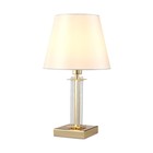 Настольная лампа Crystal Lux, Nicolas 3401/501, E14, 1х60 Вт, 38,6х24х20 см, цвет золотой - Фото 3