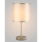 Настольная лампа Crystal Lux, Sergio 2901/501, E14, 1х60 Вт, 40,5х20х20 см, цвет золотой - Фото 2