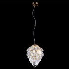 Светильник подвесной Crystal Lux, Charme 1374/202, G9, 2х40 Вт, 20х15х15 см, цвет золотой 10300484 - фото 313234385