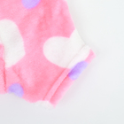 Комбинезон "Любовь" с капюшоном, размер S (ДС 25 см, ОГ 35 см, ОШ 25 см), розовый - Фото 11