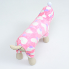 Комбинезон «Любовь», с капюшоном, размер S, ДС 25 см, ОГ 35 см, ОШ 25 см, розовый - Фото 5