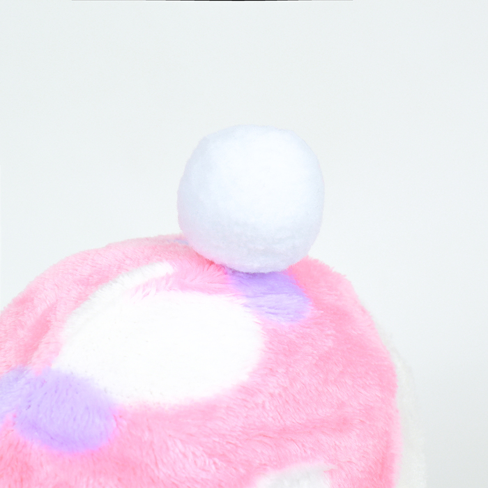 Комбинезон "Любовь" с капюшоном, размер S (ДС 25 см, ОГ 35 см, ОШ 25 см), розовый