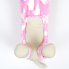 Комбинезон "Любовь" с капюшоном, размер S (ДС 25 см, ОГ 35 см, ОШ 25 см), розовый - Фото 8