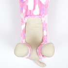 Комбинезон "Любовь" с капюшоном, размер 2XL (ДС 45 см, ОШ 45 см, ОГ 55 см), розовый - Фото 8