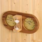 Песочные часы с термометром-гигрометром 29х14х8,3 см V-T080-2 - Фото 2