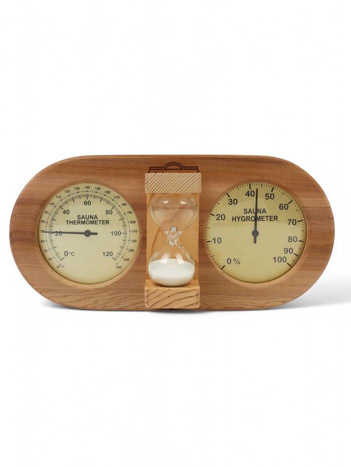 Песочные часы с термометром 29×14×8.3 см V-T080-2, Добропаровъ - Фото 1