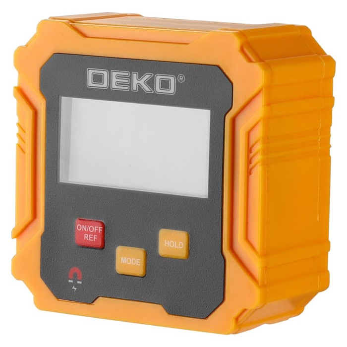 Угломер цифровой DEKO DKAM01, магнитное основание, диапазон 4 x 90°, точность ± 0.2° - Фото 1
