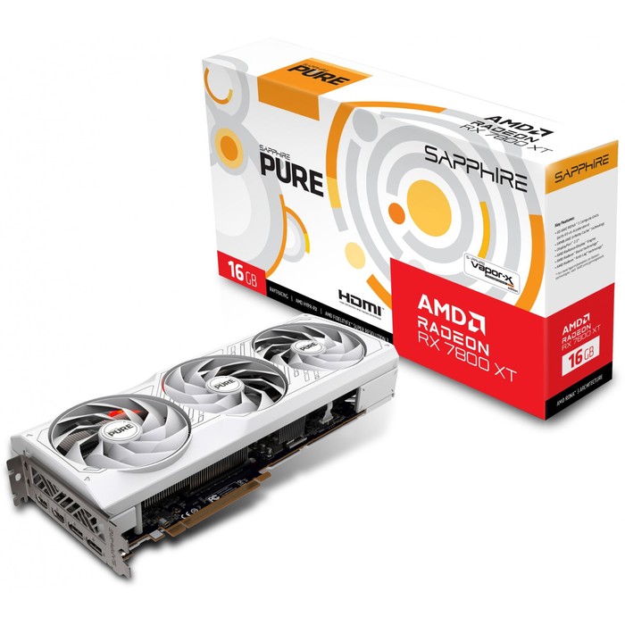 Видеокарта Sapphire PCI-E 4.0 11330-03-20G PURE RX 7800 XT GAMING OC AMD Radeon RX 7800XT 1   102933 - фото 51616914