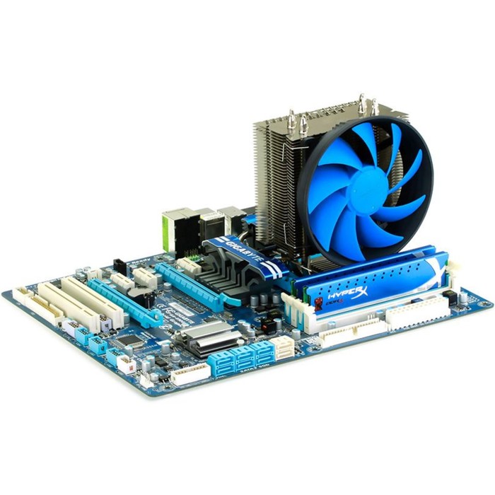 Устройство охлаждения(кулер) Deepcool GAMMAXX S40 Soc-AM4/1151/1200/1700 4-pin 18-26dB Al+C   102937 - фото 51568613