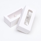 Коробка для 2 конфеты, белая, 10.5×5.5×3.5 см - Фото 5