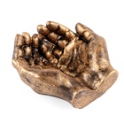 Пепельница для дома «Ладони», для сигарет и стиков, 14.5×14.1×6.6 см, полистоун - фото 27428793